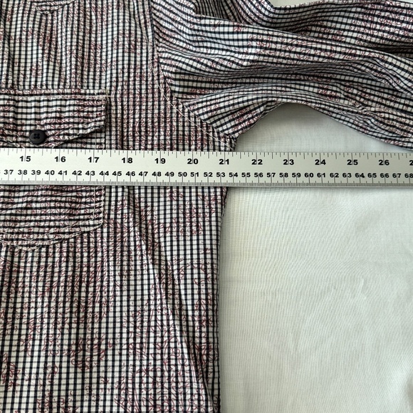 Jack & Jones Vintage Denim Men's Long Sleeve Button Up Shirt Size X-Large Check - Picture 9 of 13